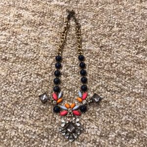J. Crew like new multicolor statement necklace